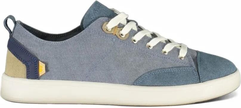 LUMBERJACK Groove panelled sneakers Blauw