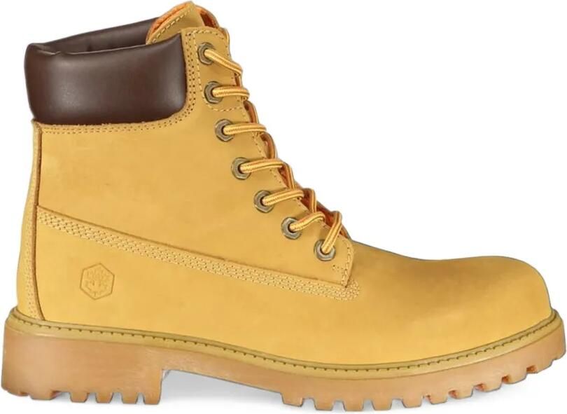 LUMBERJACK lace-up ankle boots Beige