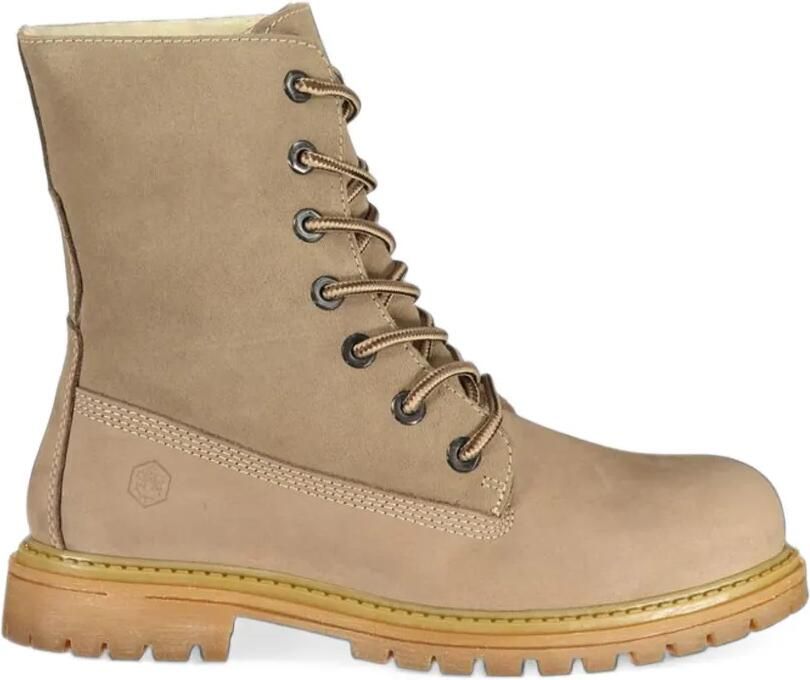 LUMBERJACK lace-up combat boots Beige