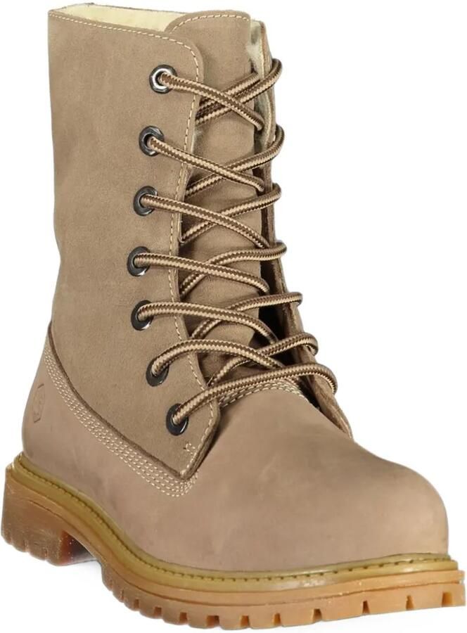 LUMBERJACK lace-up combat boots Beige - Foto 2