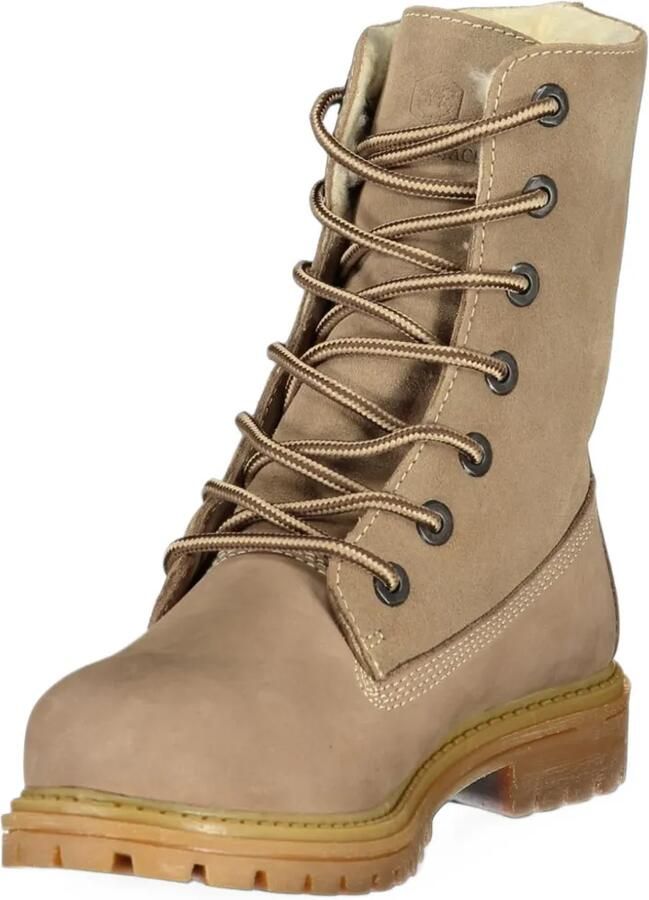 LUMBERJACK lace-up combat boots Beige - Foto 3