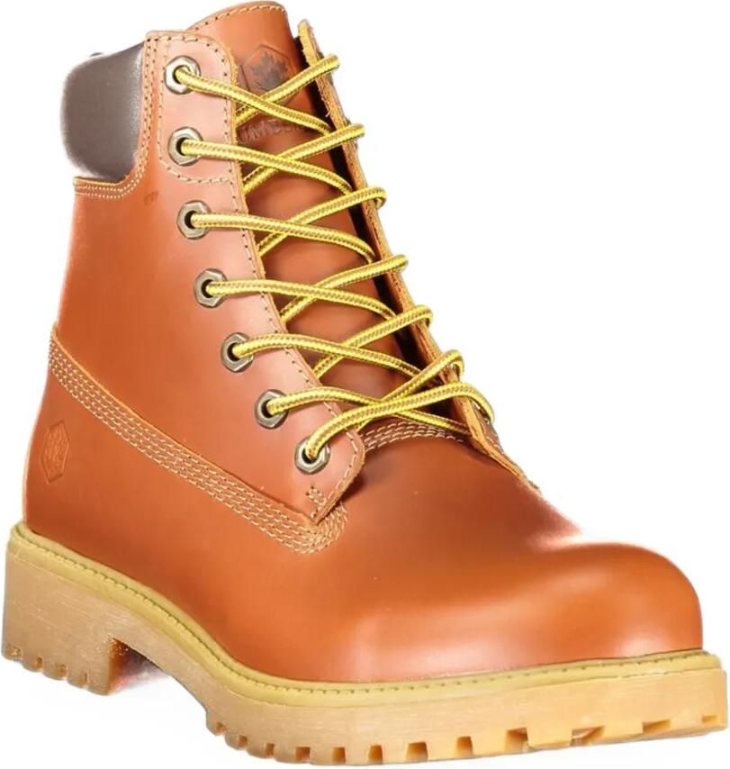 LUMBERJACK lace-up leather ankle boots Bruin - Foto 2