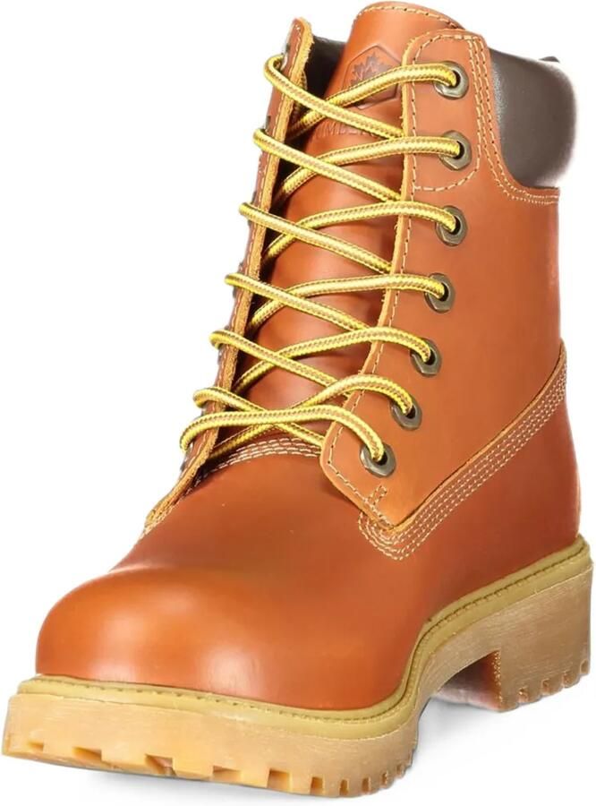 LUMBERJACK lace-up leather ankle boots Bruin - Foto 3