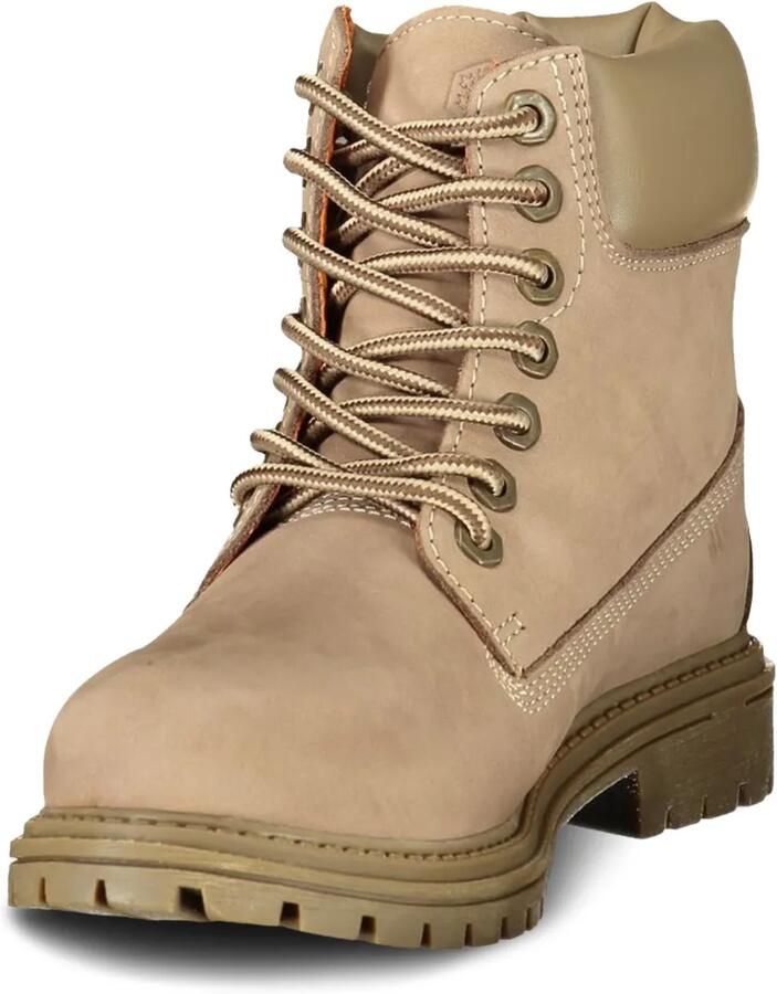 LUMBERJACK lace-up leather boots Beige - Foto 3