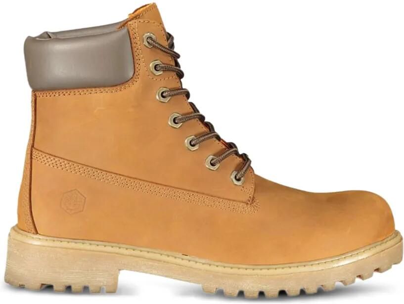 LUMBERJACK Leren veterlaarzen Bruin
