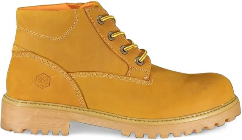 LUMBERJACK lace-up leather boots Geel