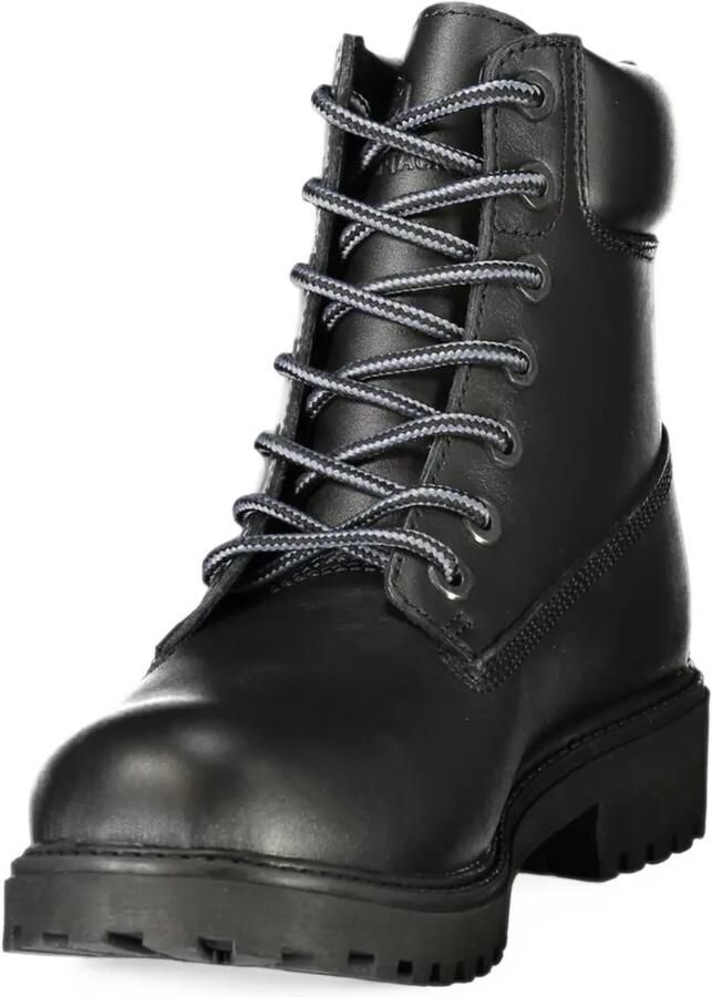 LUMBERJACK lace-up leather boots Zwart - Foto 3