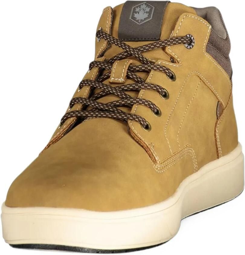LUMBERJACK lace-up logo-patch sneakers Bruin - Foto 2