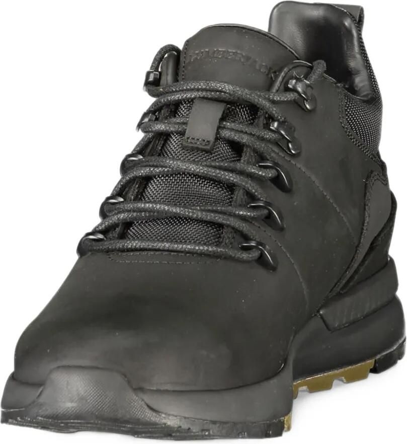 LUMBERJACK lace-up panelled sneakers Zwart - Foto 2