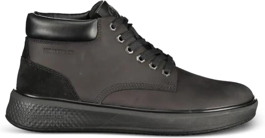 LUMBERJACK Leren Chukka veterlaarzen Zwart - Foto 3