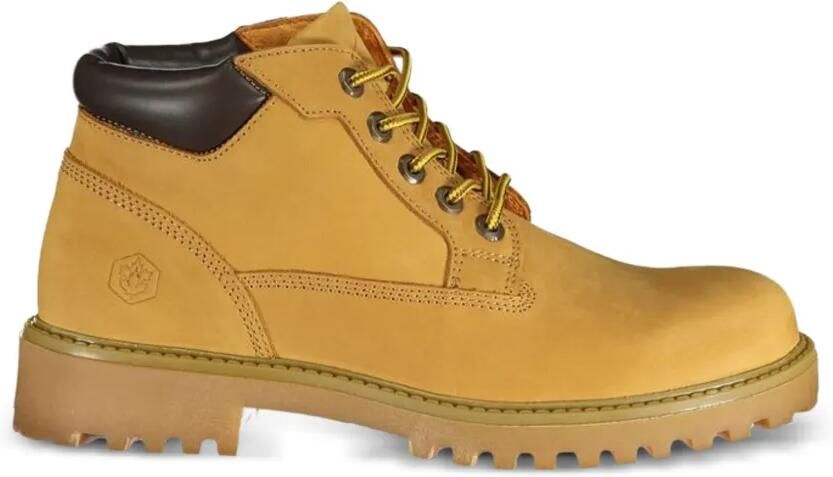 LUMBERJACK Matte leren laarzen Geel