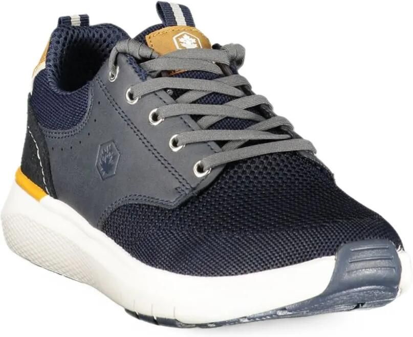 LUMBERJACK mesh-panelled lace-up sneakers Blauw - Foto 3