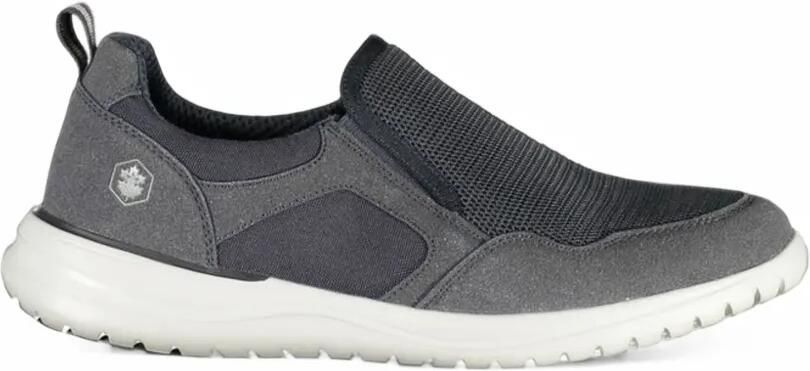 LUMBERJACK mesh-panelled slip-on sneakers Blauw