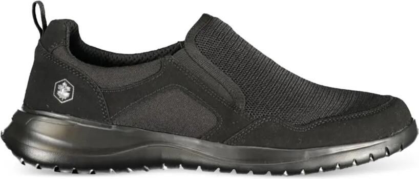 LUMBERJACK mesh-panelled slip-on sneakers Zwart - Foto 3
