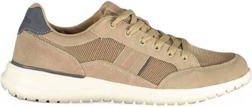LUMBERJACK mesh-panelled sneakers Beige