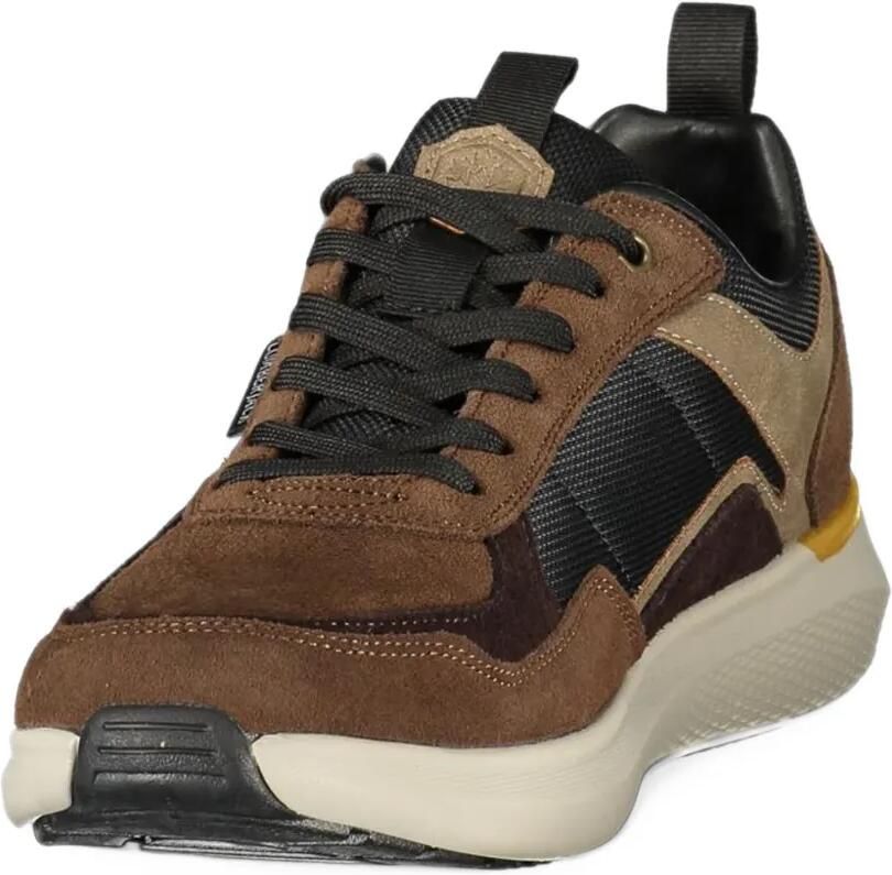 LUMBERJACK Neil panelled lace-up sneakers Bruin - Foto 2