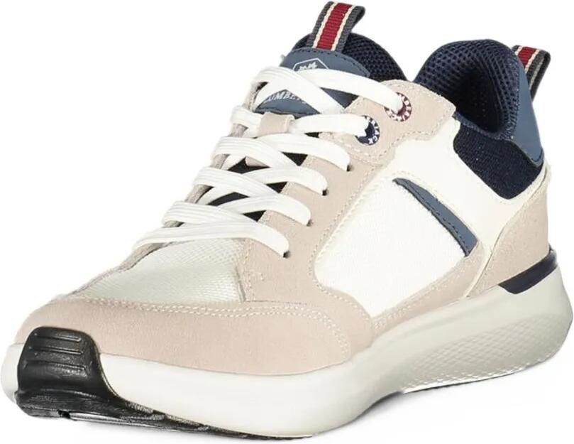 LUMBERJACK panelled lace-up sneakers Beige - Foto 2