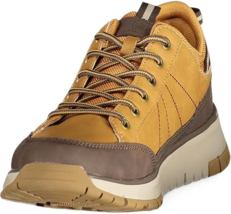 LUMBERJACK panelled lace-up sneakers Beige - Foto 2