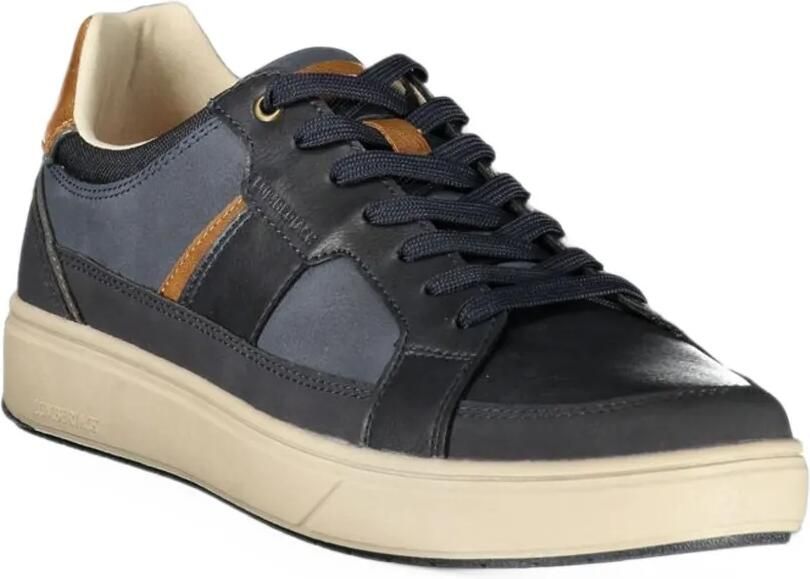 LUMBERJACK panelled lace-up sneakers Blauw - Foto 3
