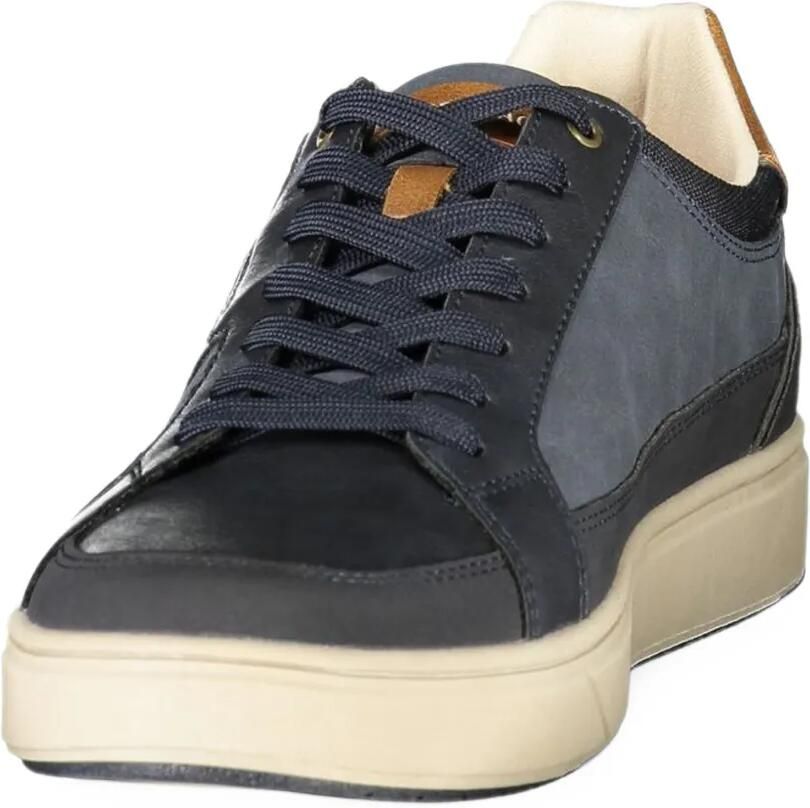 LUMBERJACK panelled lace-up sneakers Blauw - Foto 2