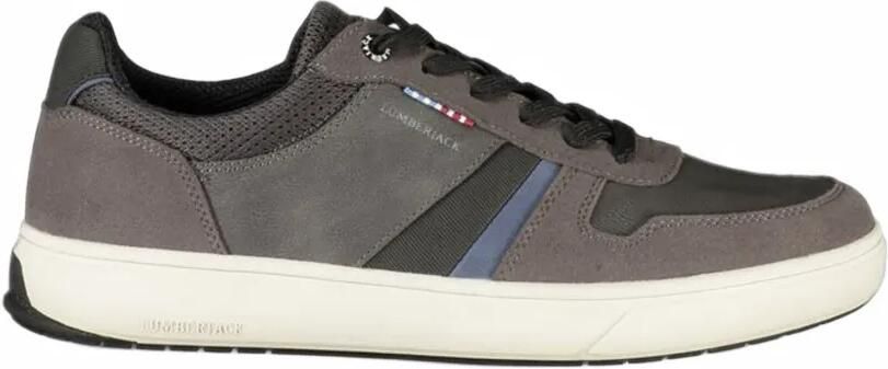 LUMBERJACK panelled lace-up sneakers Grijs