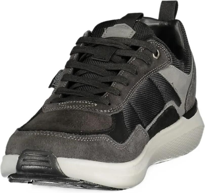 LUMBERJACK panelled lace-up sneakers Zwart - Foto 2