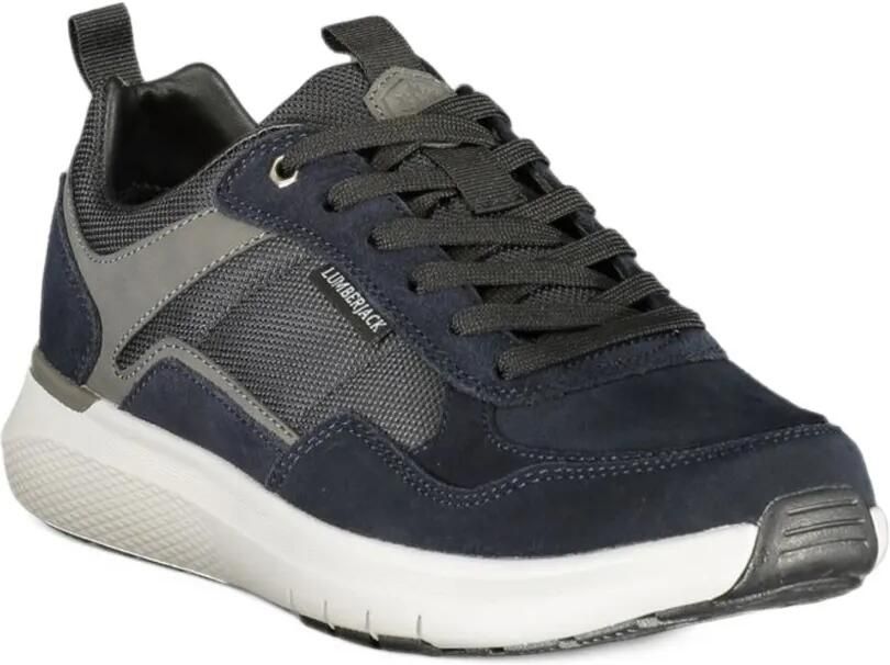 LUMBERJACK panelled mesh sneakers Blauw - Foto 3