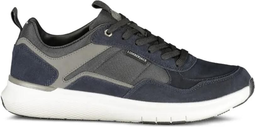 LUMBERJACK Sneakers met mesh vlakken Blauw