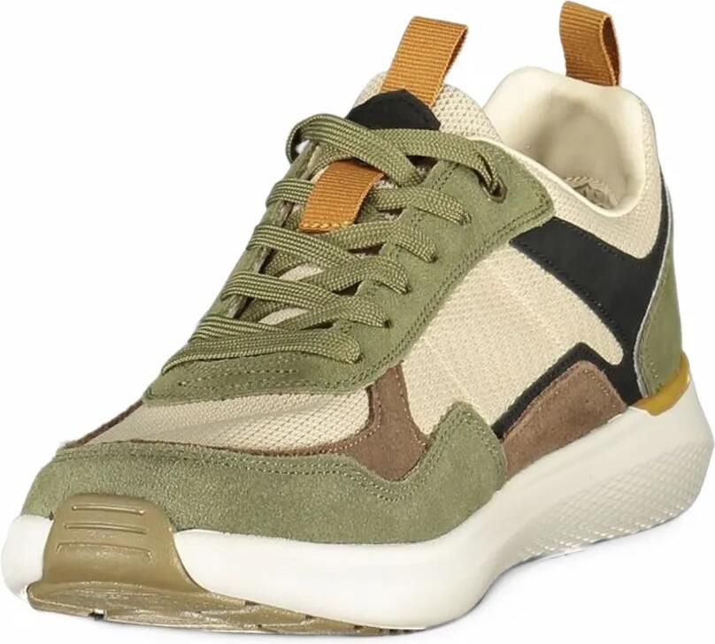 LUMBERJACK panelled mesh sneakers Groen - Foto 2