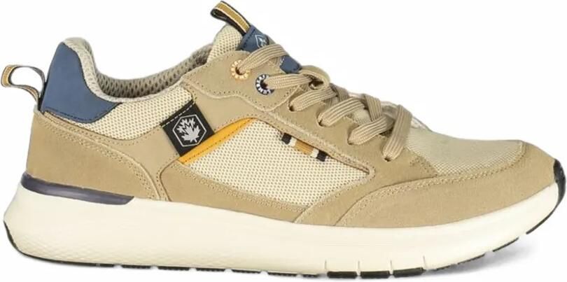 LUMBERJACK panelled sneakers Beige