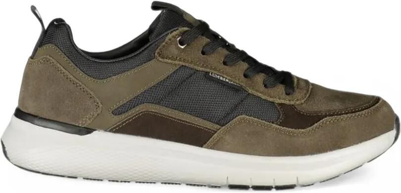 LUMBERJACK panelled sneakers Groen