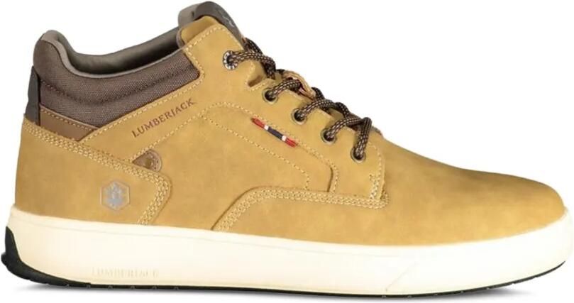 LUMBERJACK Sneakers met veters en logo-patch Bruin