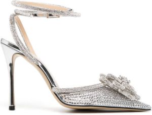 MACH & MACH Pumps met kristal Zilver