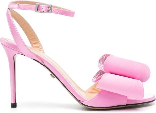 MACH & MACH Satijnen sandalen Roze