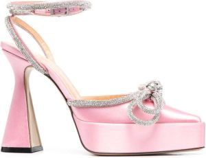 MACH & MACH Pumps met dubbele strik Roze