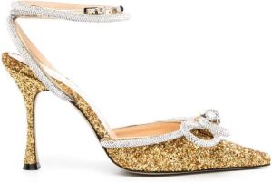 MACH & MACH Pumps met glitter Goud