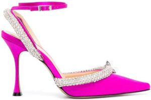 MACH & MACH Pumps verfraaid met kristallen Roze