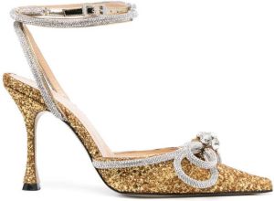 MACH & MACH Pumps met glitter Goud