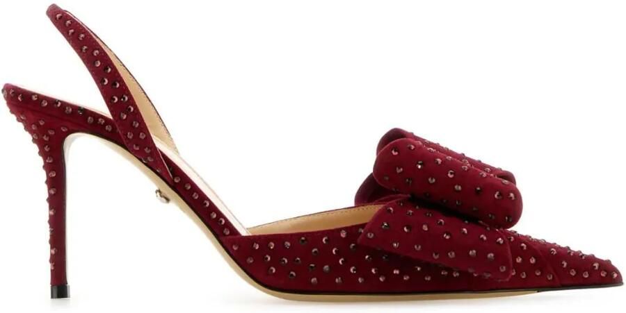 MACH & MACH 85 mm suède pumps Rood