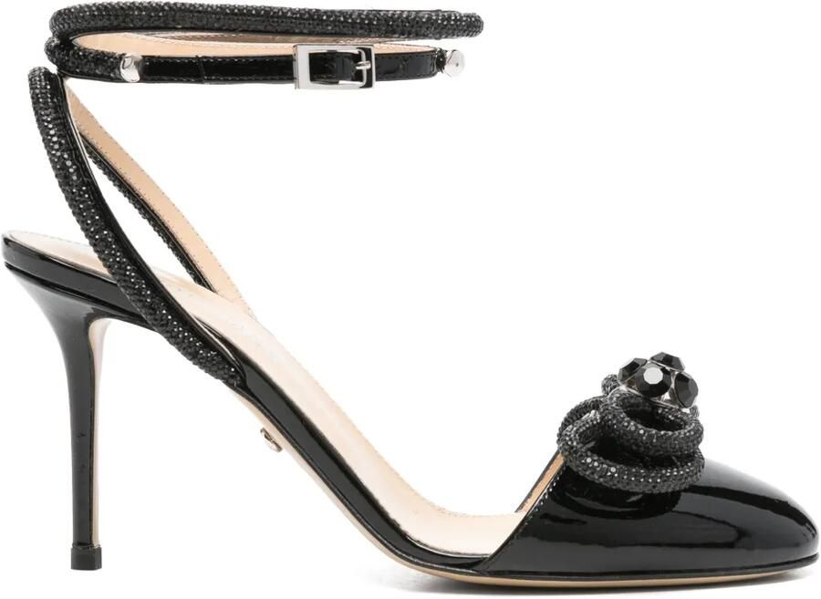 MACH & MACH 90 mm pumps met kristallen Zwart