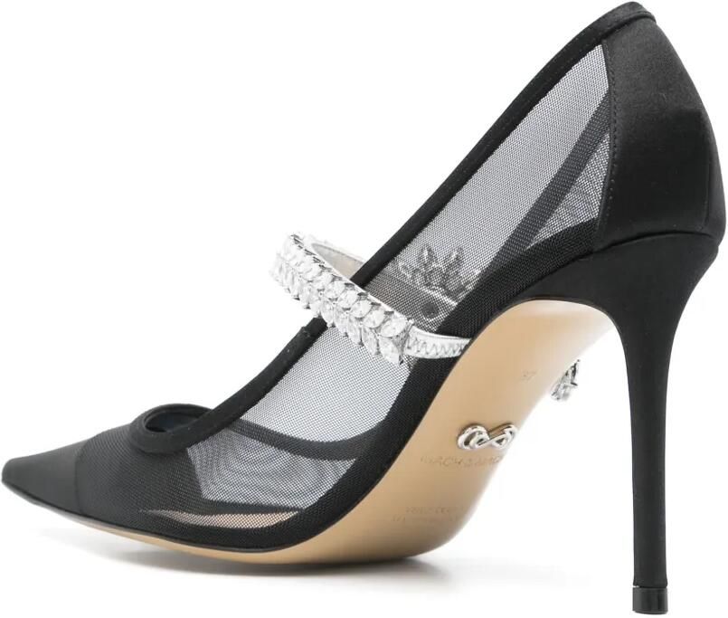MACH & MACH 90mm mesh pumps Zwart - Foto 2