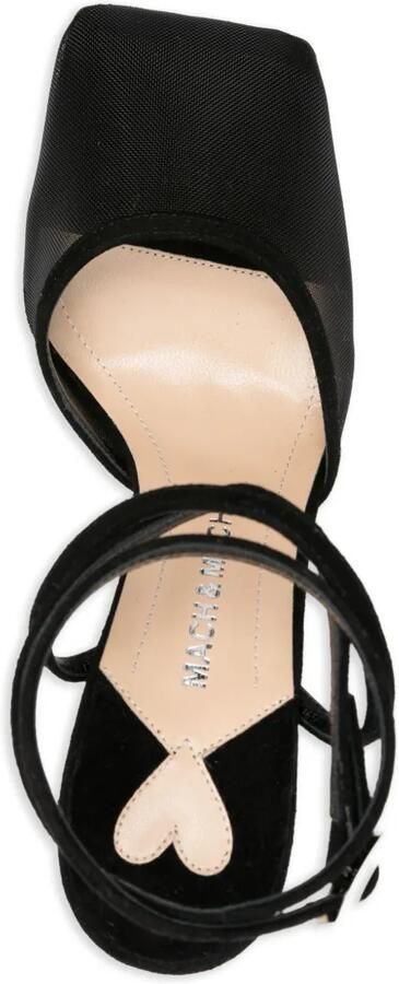 MACH & MACH 90mm mesh pumps Zwart - Foto 4