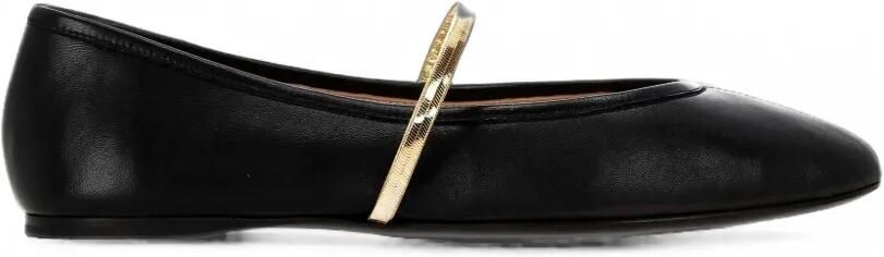 MACH & MACH Ballerina's met bandjes Zwart