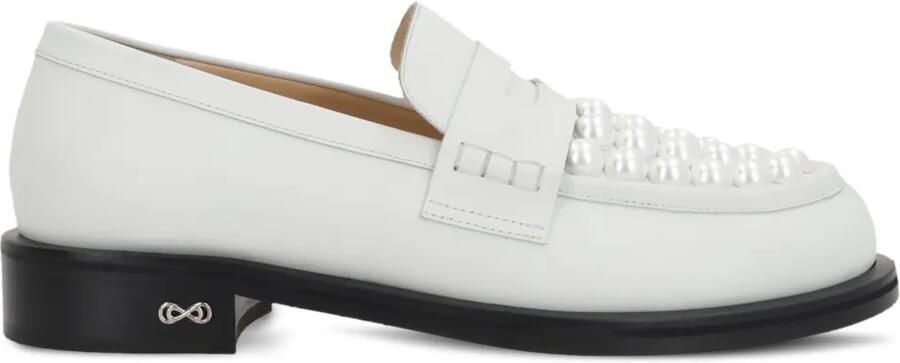 MACH & MACH Caddy loafers Wit