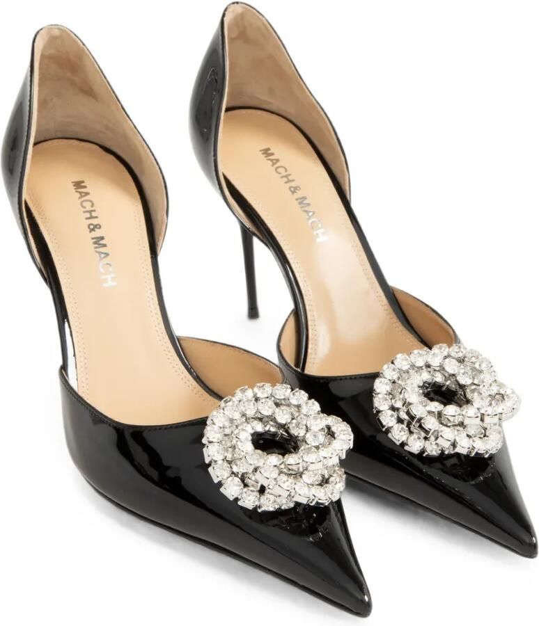 MACH & MACH Galaxy pumps verfraaid met kristallen Zwart - Foto 3