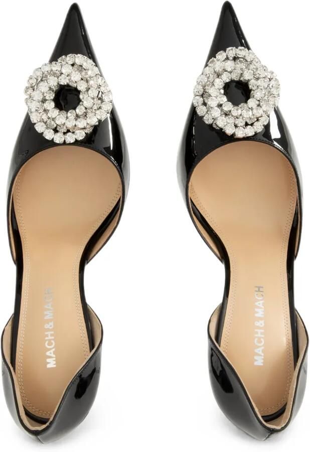 MACH & MACH Galaxy pumps verfraaid met kristallen Zwart - Foto 4