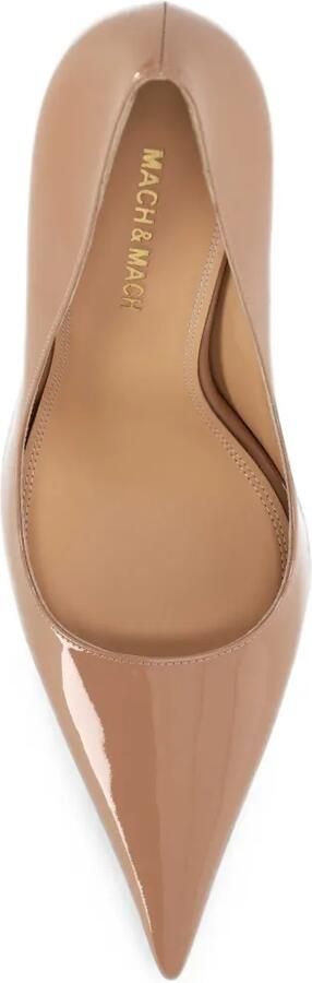 MACH & MACH Lakleren pumps Beige