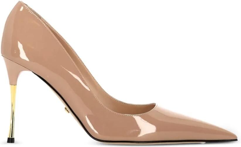 MACH & MACH Lakleren pumps Beige - Foto 4