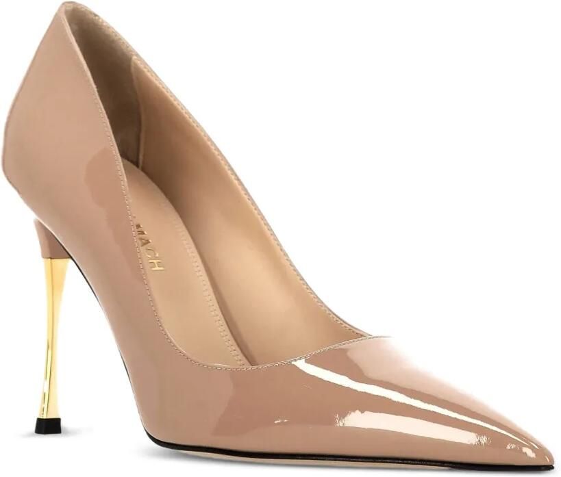 MACH & MACH Lakleren pumps Beige - Foto 2