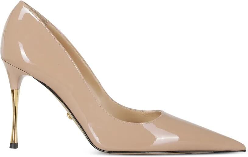 MACH & MACH Lakleren pumps Beige